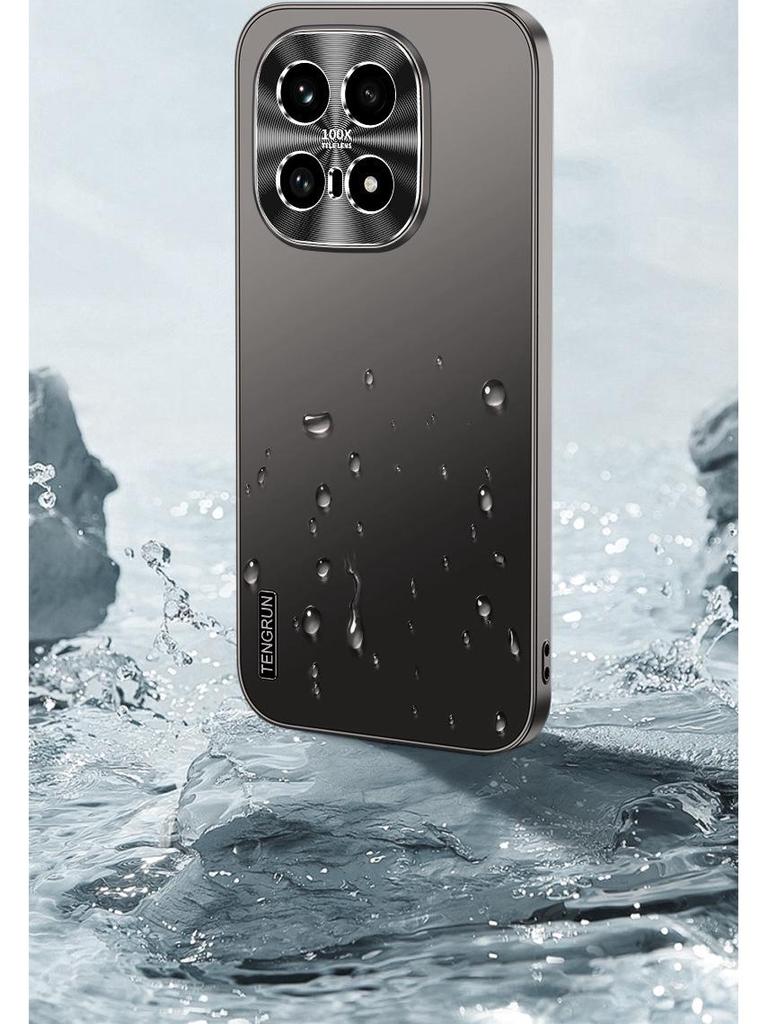 iQOO 15 Metal Frosted Anti-Drop Protective Silicone Case
