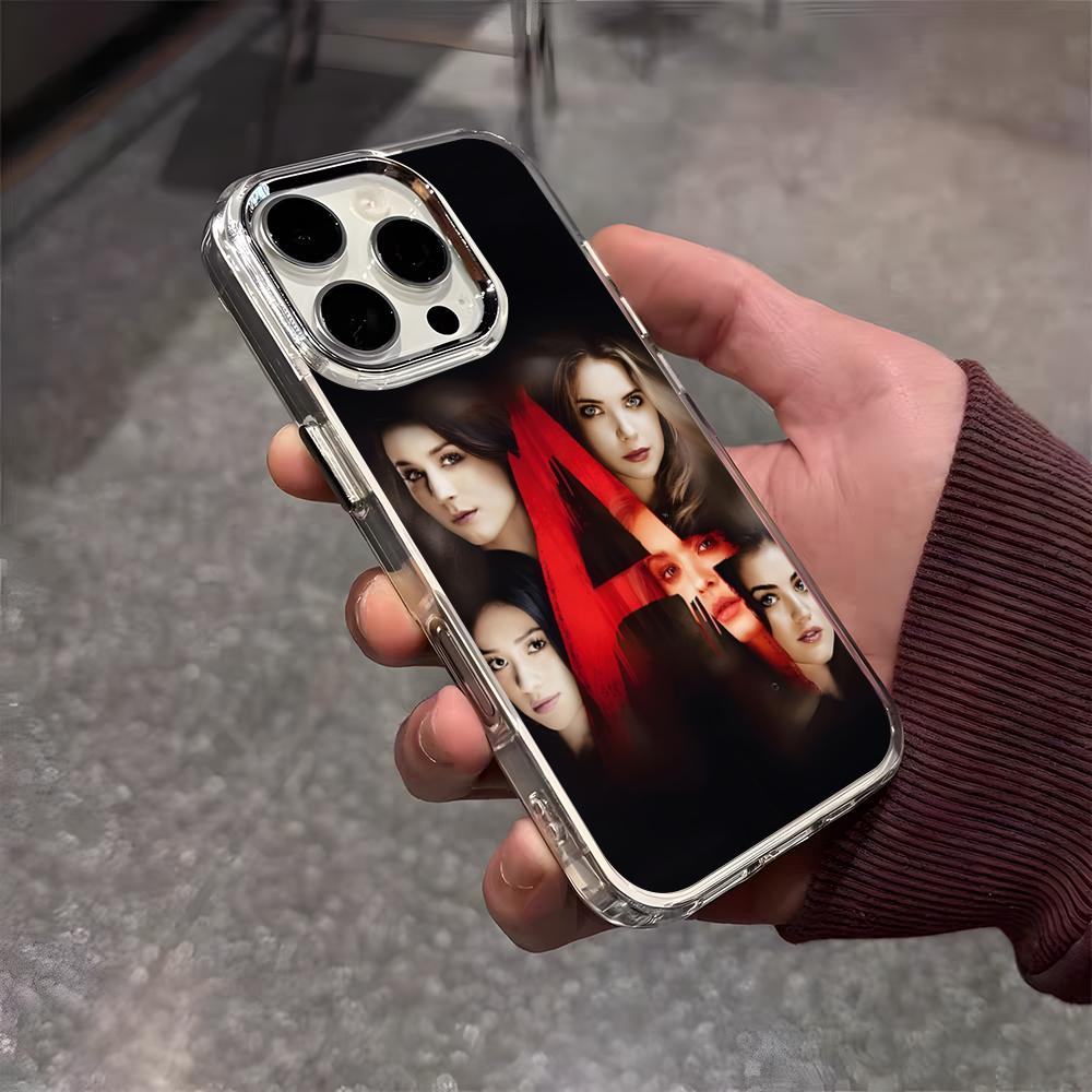 

Pretty Little Liars Phone Case For IPhone 17 Air 16 E 15 14 13 12 11 Plus Pro Max Electroplated Transparent Soft Shell iPhone 14