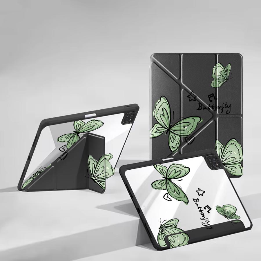 Cartoon Butterfly Tablet Case For iPad Pro 11th 10th 9th 8th 7th 12.9inch Pro 2025 Air 4 5 M3 M2 1 2 M4 11inch Mini 6 7 Holder
