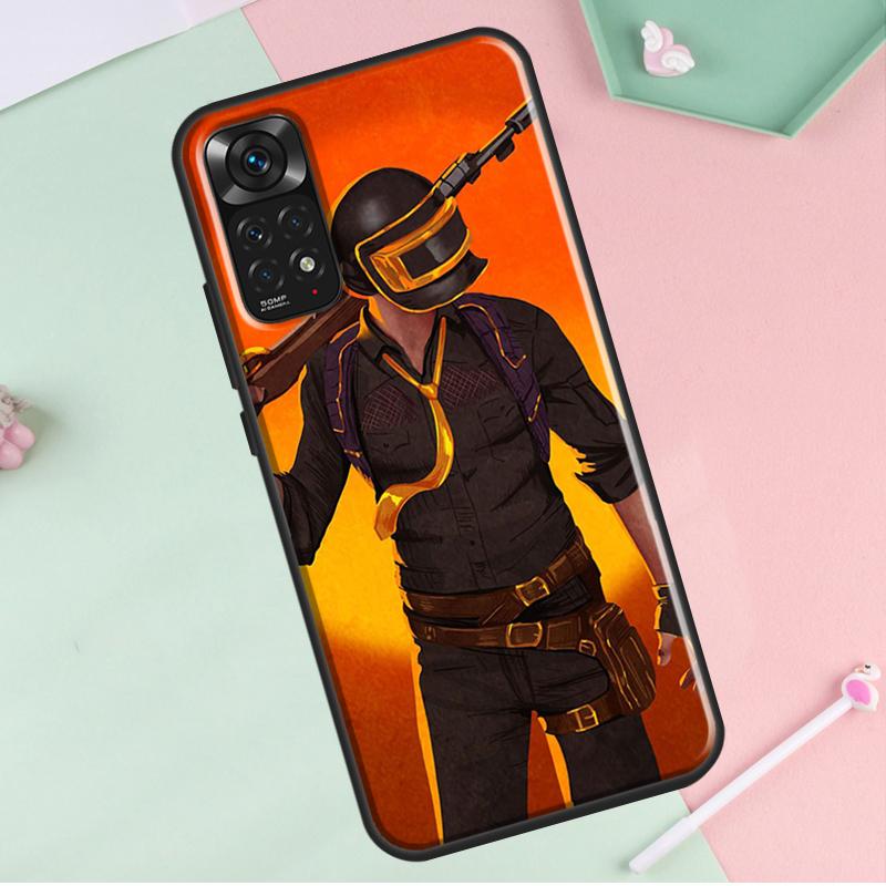 Game PUBG For Redmi Note 12 Pro Plus Cover For Redmi Note 10 8 9 11 Pro 12S 11S 10S 9S 9C 10C 12C Case