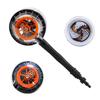Rotating High-Pressure Car Washer Brush with Water-Through Long Bristles for Wheels, Compatible with LAVOR Series