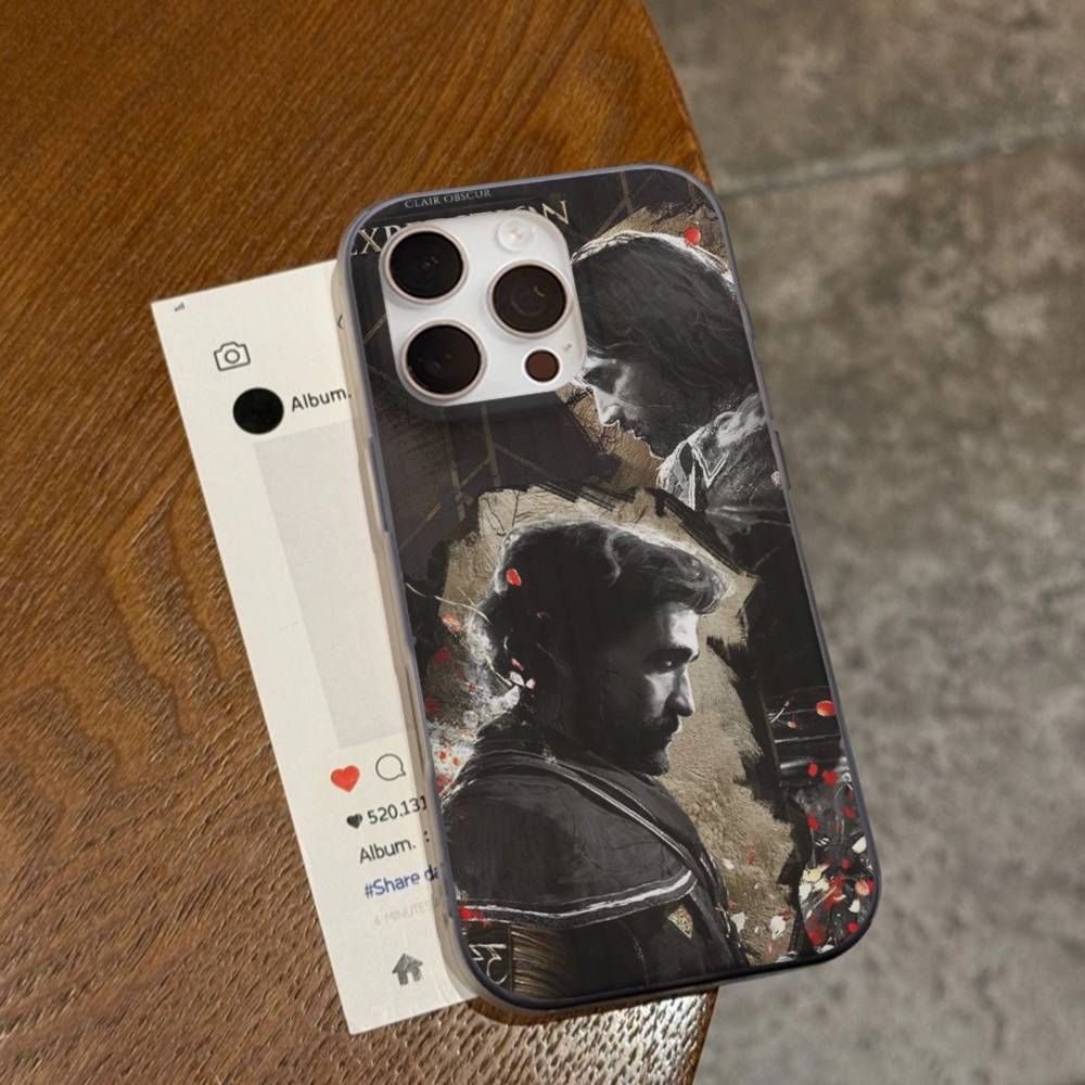 RPG Game C-Clair O-Obscur E-Expedition 33 Phone Case For IPhone 17 16 15 14 Plus 13 12 11 Pro Max Pro Wave Corrugated Cover