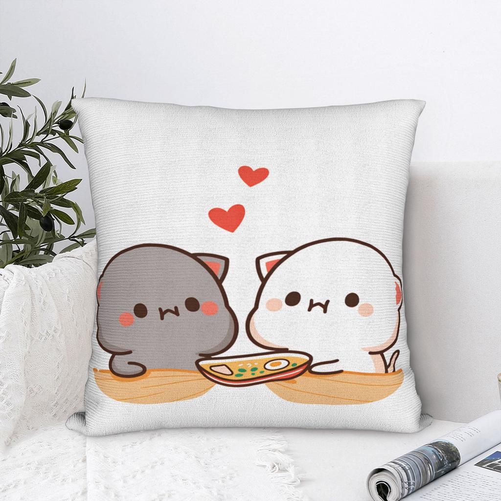 Pillow Cover Dudu Bubu   Retro Trendy Pillow Case For Sofa Car Home Decor Pillowcases