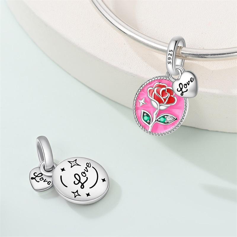 New Exquisite 925 Silver Lion Amulet Sun Moon Stars Angel Charms Beads Fit Bracelets Or Necklace Fine DIY Jewelry Gifts