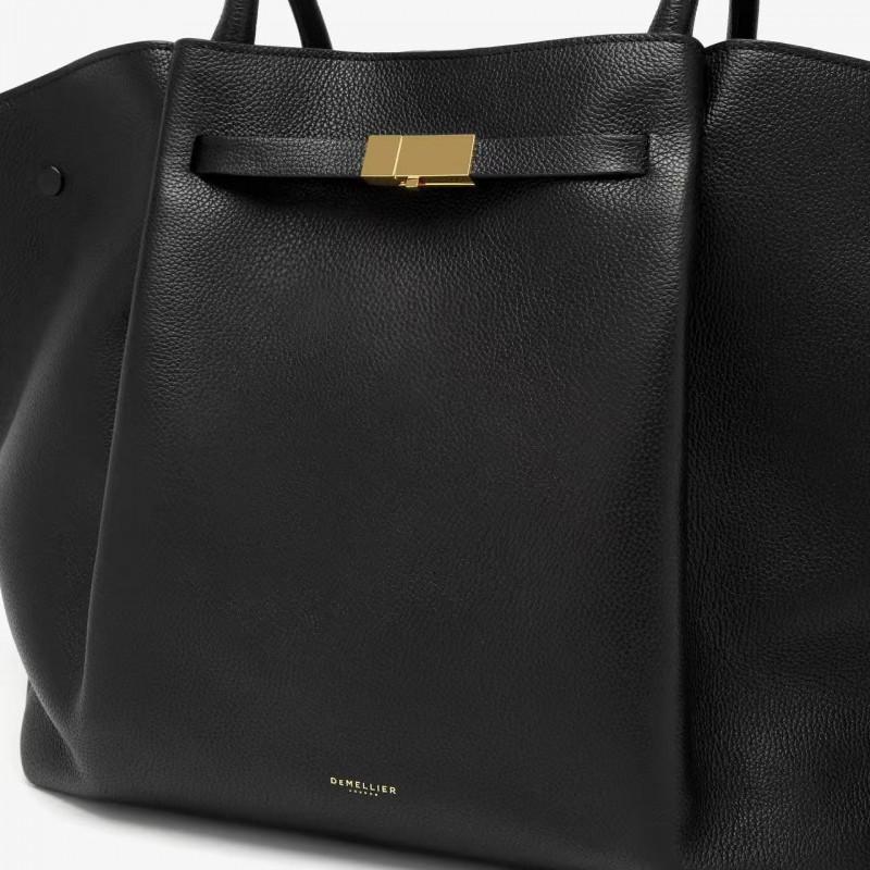 Demellier Torba Tote ze Skóry w Kształcie Skrzydła Damska Duża Pojemność Crossbody na Ramię Miękka Pełnoziarnista Skóra Bydlęca Magnetyczna