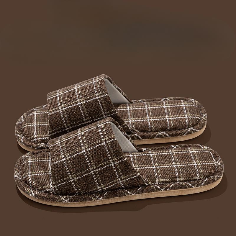 Linen Shoes, Indoor Home Anti-slip Slippers, Cloth Shoes