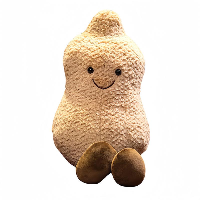 Gell UK Simulation Peanut Plush Toy Persimmon Doll Super Soft Doll Birthday Gift