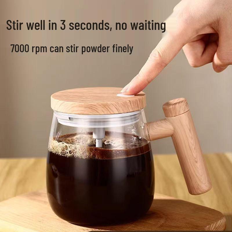 

Rechargeable Automatic Magnetic Mixing Cup for Coffee, Soy Milk, and More Default