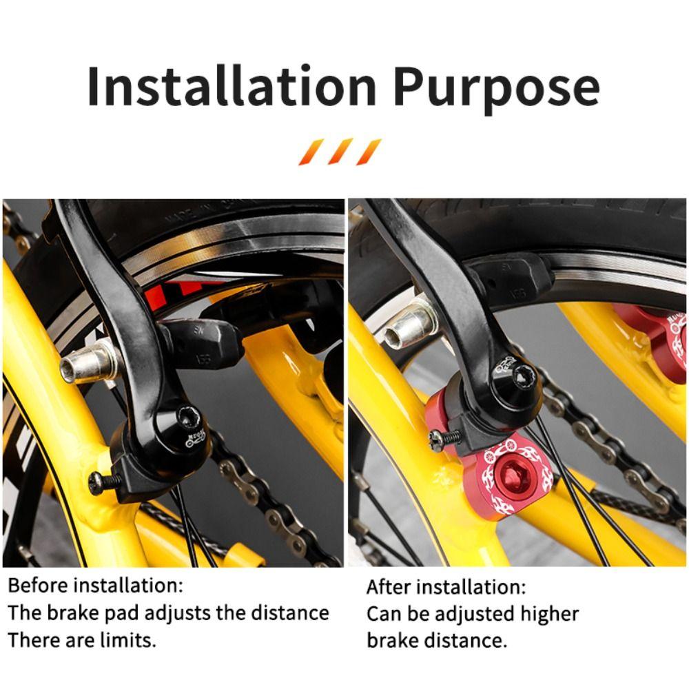 Aluminum Zinc Zinc Alloy Bicycle Parts Extension Seat Half Car Load V Brake Extender  MTB Bike