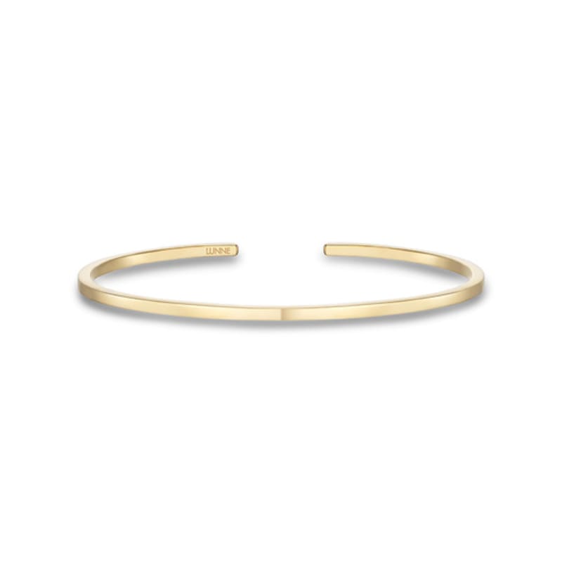 Brățară bangle LUNNE Argint 925 Margine Plată #LSB21