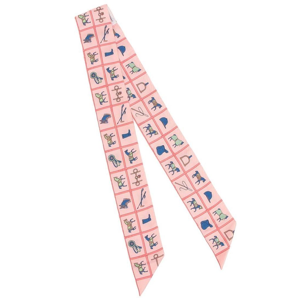 Scarf Bandana Twilly Multicolor Pink H061356 S 12 [Hermes] Women's [Item]
