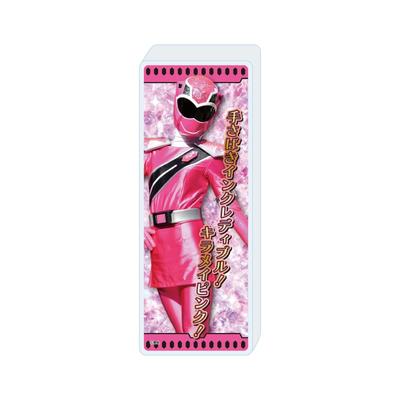 Mashin Sentai Kiramager 05 Kiramei Pink [Official Illustration] Mini Acrylic Block