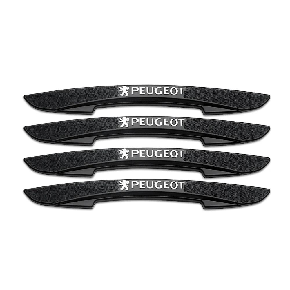 

Car Sticker 2025 Hot 4PCS Car Anti Collision Strips Door Edge Protector Stickers Accessories For Peugeot 206 208 3008 308 207 50 4pcs