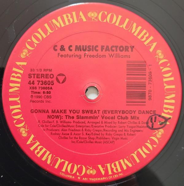 

12inch Record C + C MUSIC FACTORY, FREEDOM WILLIA - Gonna Make You Sweat (Everybody Dan 4473605 Columbia 1990 US Dance & Electronica Used