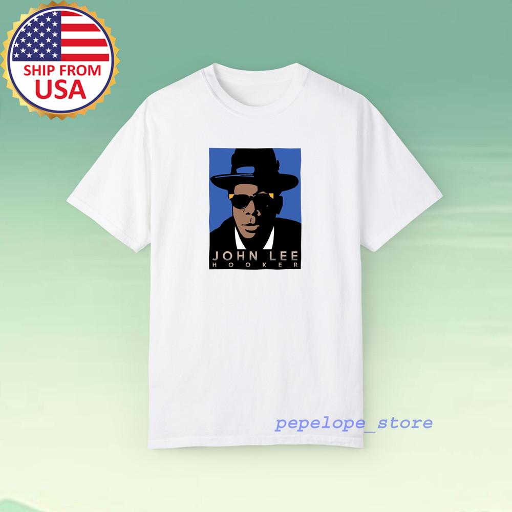 John Lee Hooker Men#039;s White Size S5XL Unisex T-Shirt XL