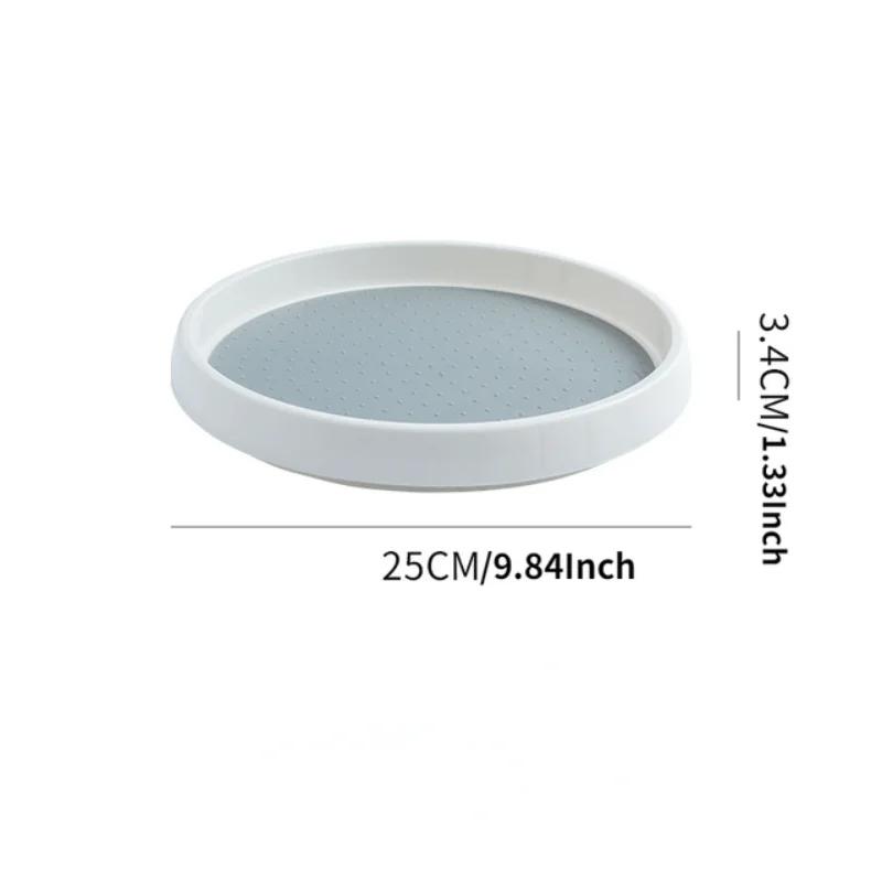 360 ° Rotating Storage Tray, Kitchen Multifunctional Seasoning Rack, Anti Slip Base To Prevent Stability, Double-layer Design