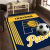 Pacers Basketball Team  Rug Office Carpet Non-Slip Mat, Chair Rug Floor Covering for Gaming, Bedroom, Living Room , Home Decor Christmas Gift
