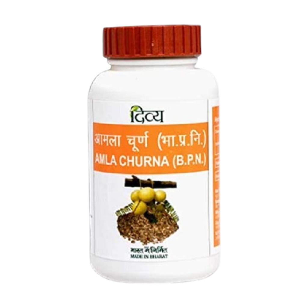 Patanjali Divya Amla Churna 100Gm Pack of 1 Natural Immunity Boosting Digestive Support Powder
