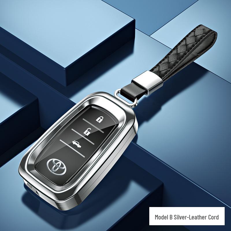 Toyota Key Case: Fits Highlander, RAV4, Crown, CHR, Venza, Prado, Camry - Full Wrap Cover