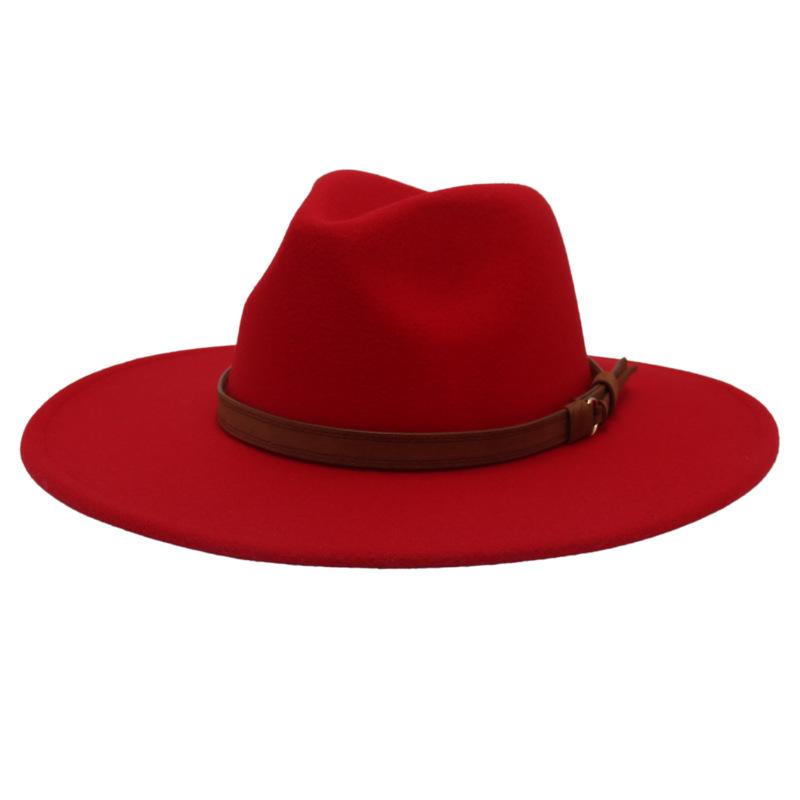 

Cashmere Brim Jazz Hat Lady Gentleman Top Hat Party Banquet Coat With Hat adult (57-60cm)