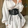 Retro Style Lace Belts Tie Rope Corset Belts Punk Fashion Girdle Belts  Women