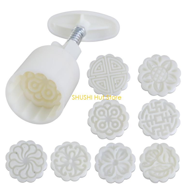 25g Dessert Pressing Molds Flower Pattern Baking Pastries Molds Plastic Texture D57B