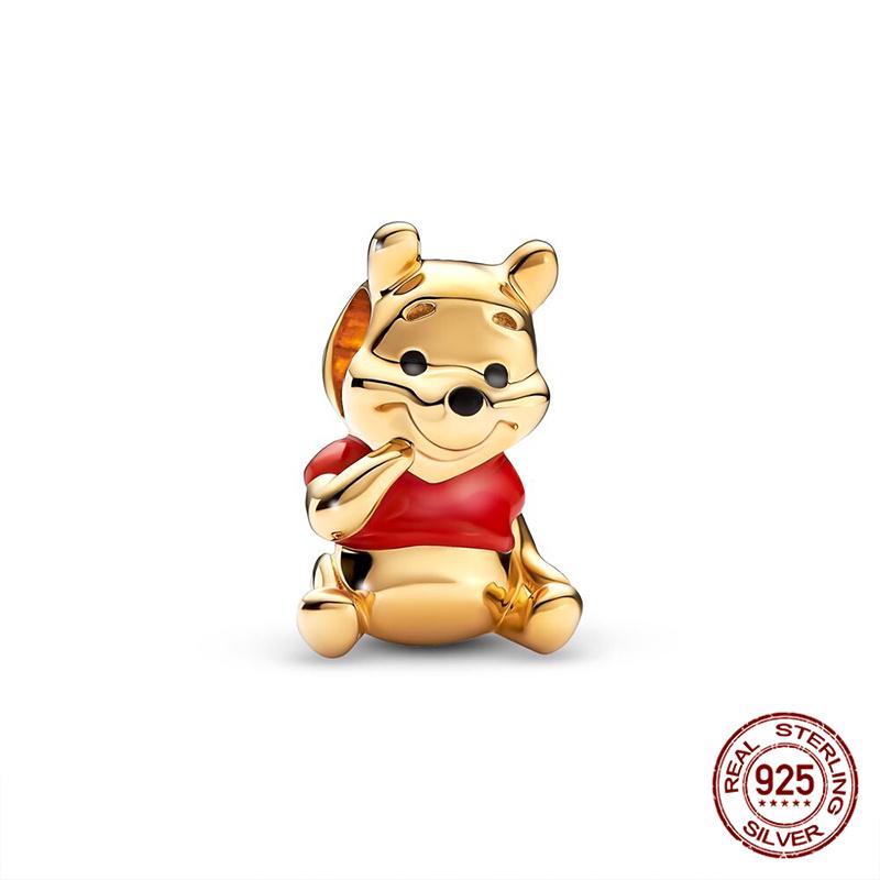 New  Mickey Minnie Beaded Marvel Lron Man Charms Plata De Leyoriginales Fit Bracelet Diy Jewelry Making Women'S Gift