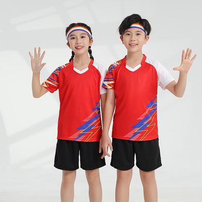 Quick-Dry Badminton Set Men Women Kids Sport T-Shirt Shorts Training Match Uniform Athletic Wear