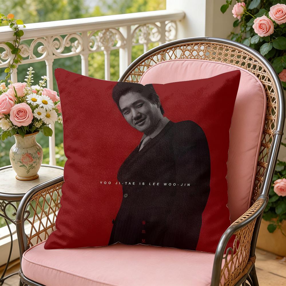 Classic Movie OOldboy Cushion Cover Soft Plush Throw Pillow Cover DoubleSided Decorative Cushion Case Sofa Bedroom Home Decor
