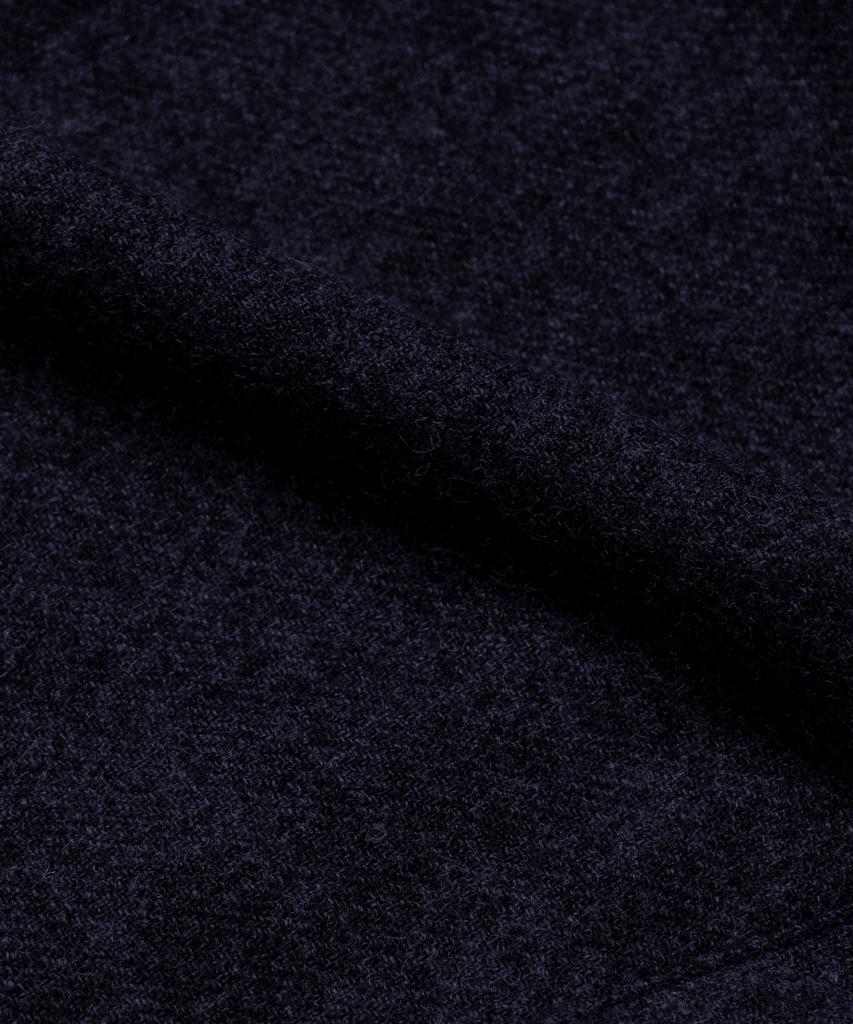 Edeunbeoleokeulleob One-Tuck Wide Fit Wool Blended Pants (Navy)