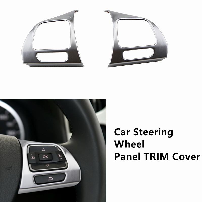 Car Steering Wheel Panel TRIM Cover FOR VW GOLF MK6 PASSAT B7 CC EOS TIGUAN JETTA TOURAN SHARAN CADDY STICKER MOLDING GARNISH