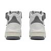 New LiNing RSR 101 HI Cushioning Anti Slip And Wear Resistant Rebound Mid Top Vintage Basketball Shoes Men's White Gray ABCS085-2