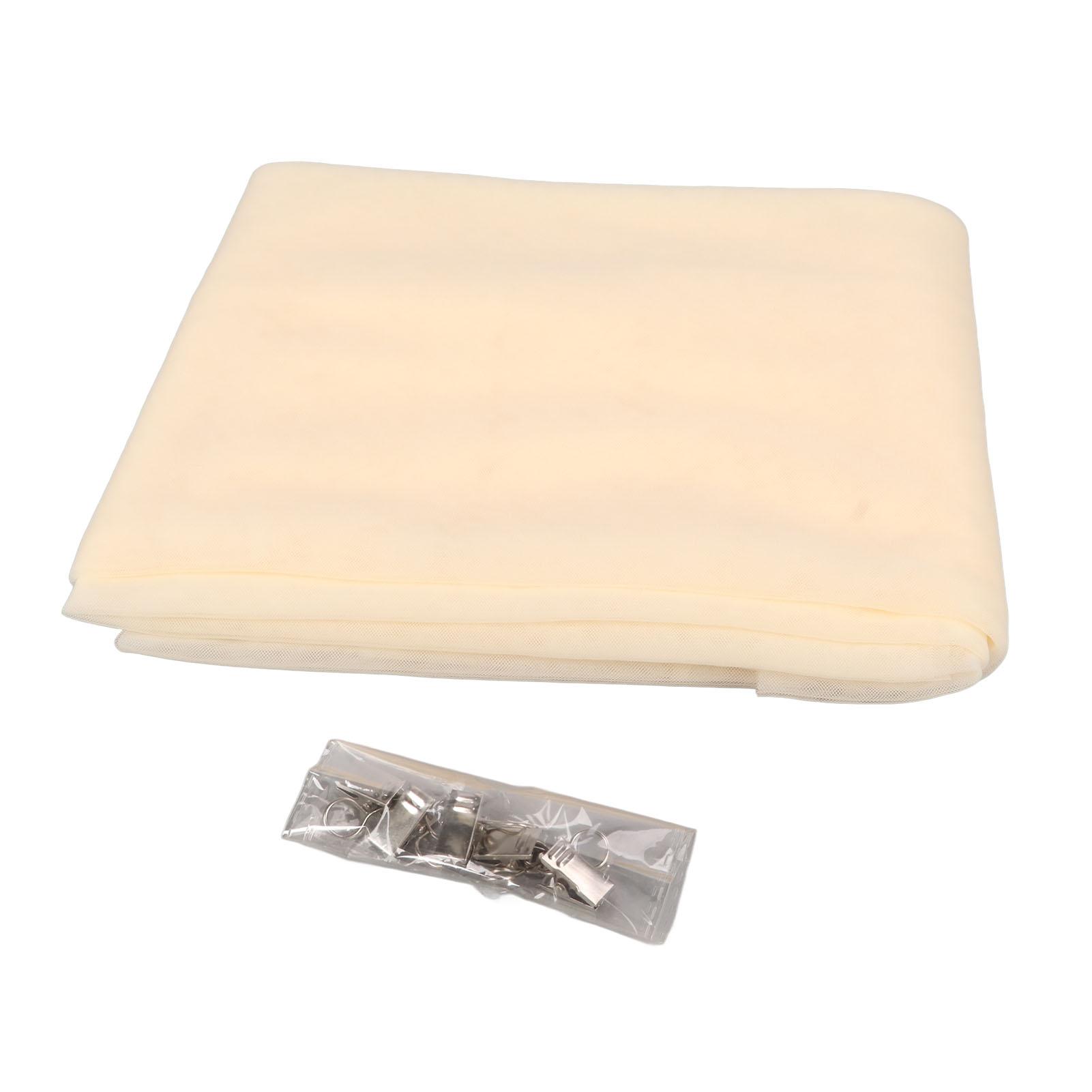 

Wedding Arch Draping Fabric 4.9x7ft Romantic Elegance Sheer Fabric with 5 Clip for Wedding Ceremony Party Ceiling Decor бежевий