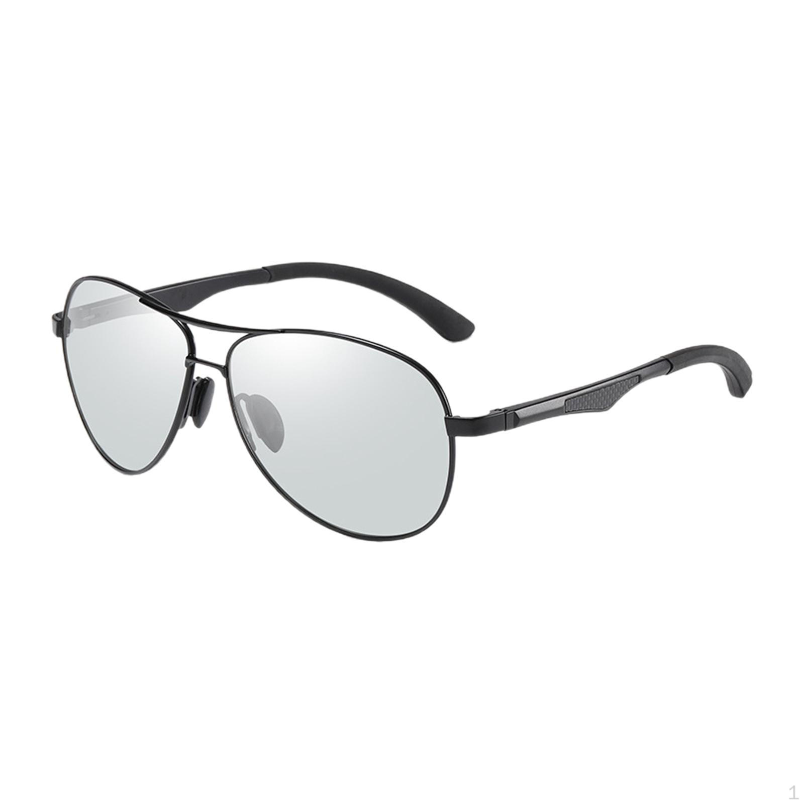 Classic Polarized Sunglasses Day and Night Driving Glasses Photochromic Goggles for Outdoor Sport Gray Lens