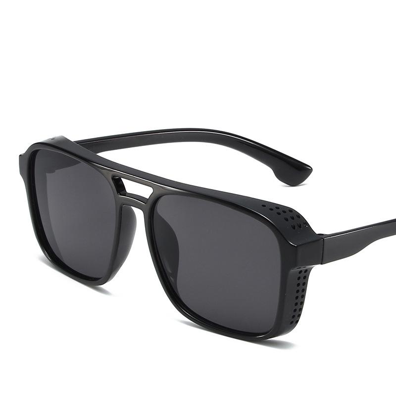 Neue Vintage Sonnenbrille Damen Herren Quadratischer PC-Rahmen Retro-Gläser Mode Designer Marke Sonnenbrillen für männlich weiblich