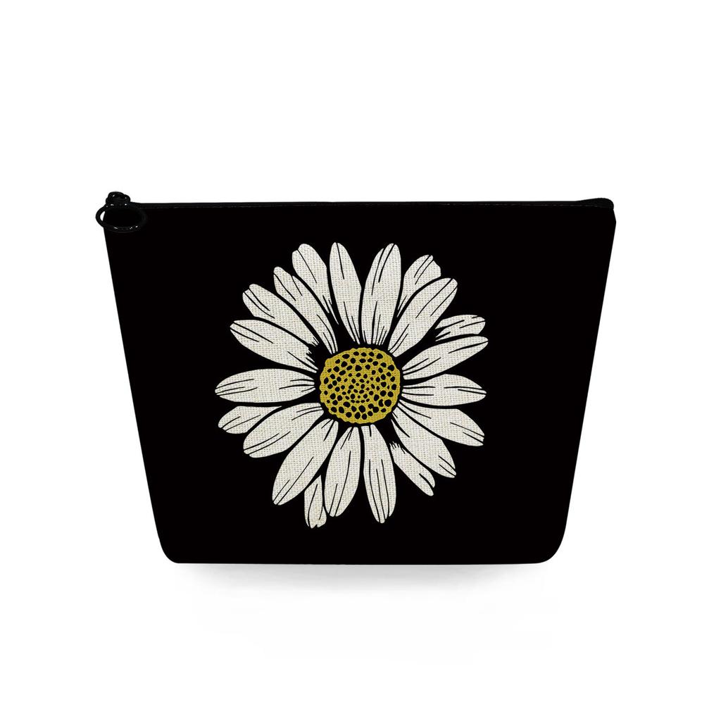 Women Flower Print Cosmetic Bag Toiletries Organize Travel Storage Case 6715