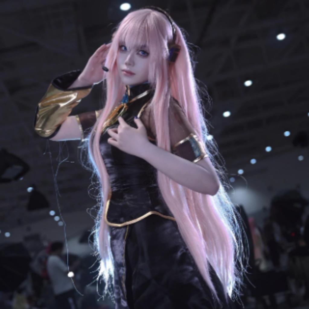 Cosplay completo di Vocaloid Megurine Luka Costume per Role Play di Cantante Virtuale per Donne