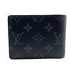 LOUIS VUITTON M62294 Bill Compartment Monogram Eclipse Portefeuille Slender Bifold Wallet black Monogram Eclipse mens Used