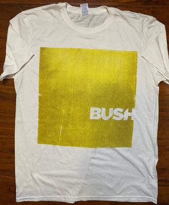 BUSH Gavin Rossdale 2016 Sommertour Alternative US-Termine Weißes T-Shirt Gr. L-NWOT Unisex T-Shirt