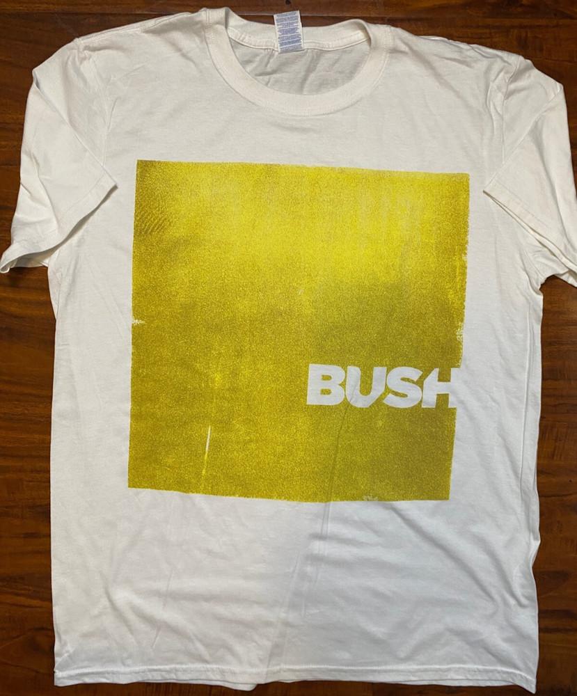 BUSH Gavin Rossdale 2016 Summer Tour  Alternative U.S Dates White Tee  SZ L-NWOT Unisex T-Shirt L
