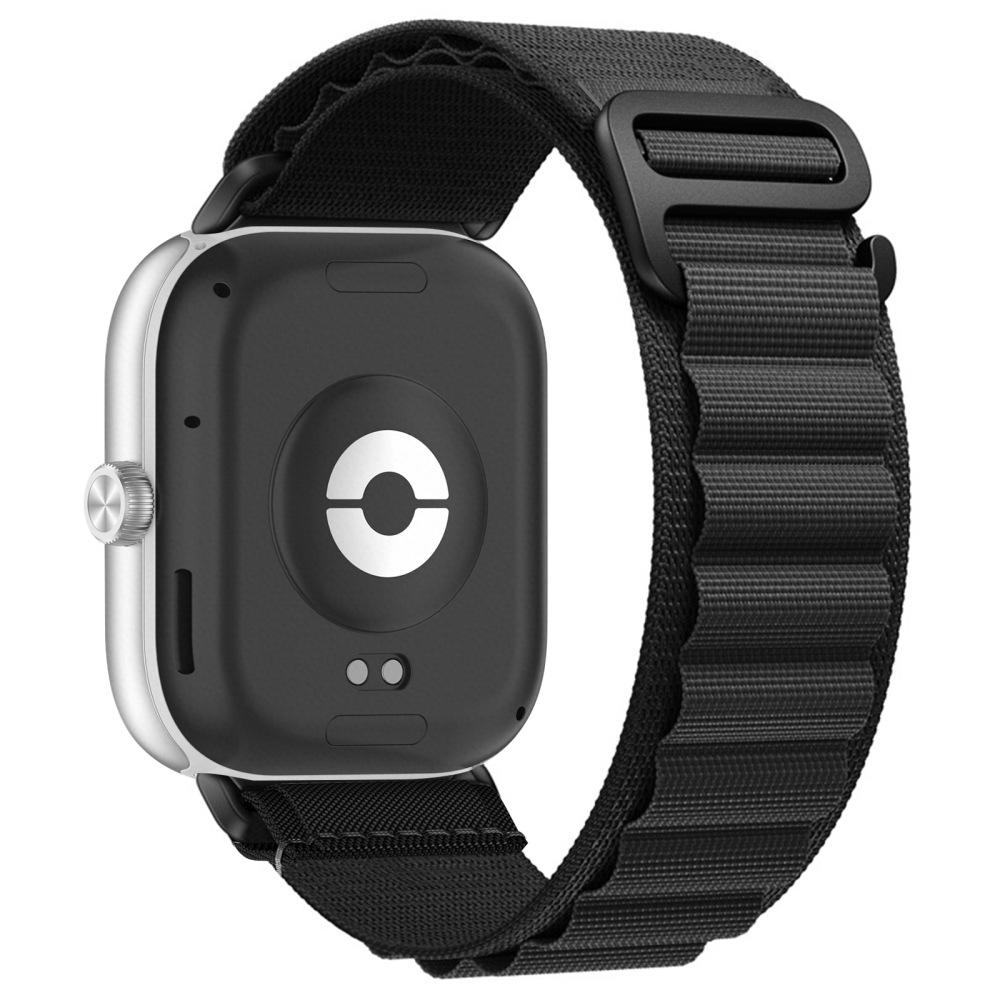 Alpine Loop Strap For Redmi Watch 6/5/4 Smart Nylon Loop Adjustable Elastic Bracelet Watchband for Xiaomi Mi Band 9Pro 8Pro Band Accessories Xiaomi Band 9Pro 8Pro чёрный