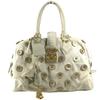M95409 Polka Dots-Panama Bowly Shoulder Bag Duffle Bag Hand Bag