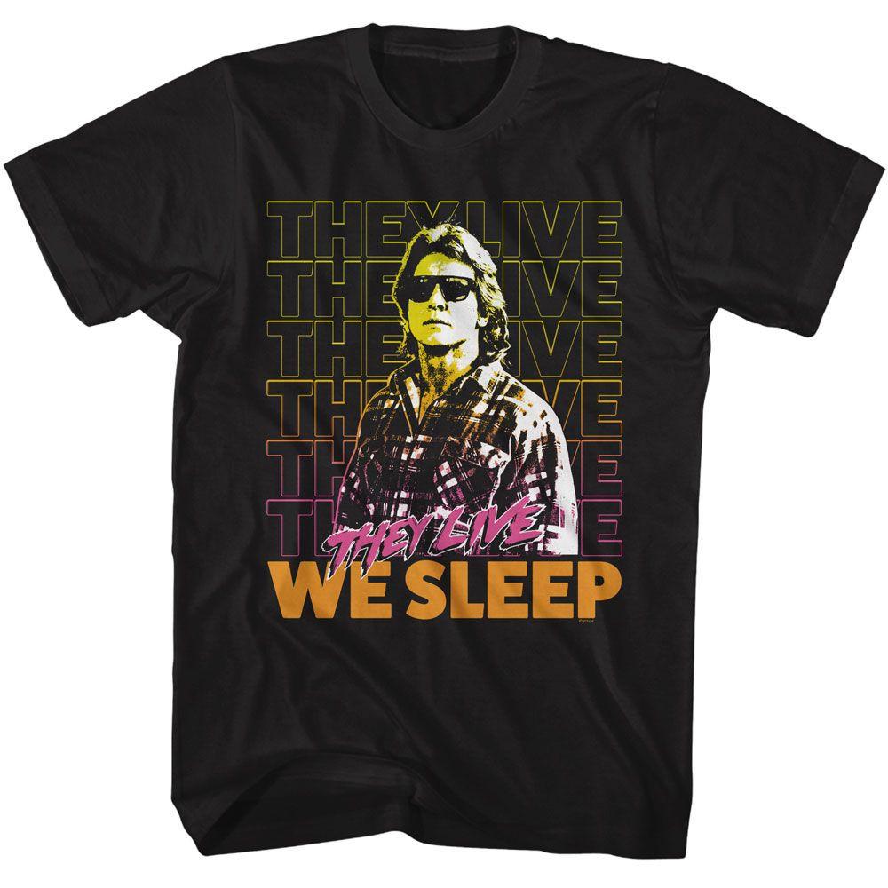They Live Nada We Sleep Black Movie Shirt XXXL
