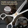 Fenice Dog Beauty Scissors 7 inch Professiona Double Teeth Pet Grooming Scissors for Dogs Thinner Shears Thnning rate 20-30%