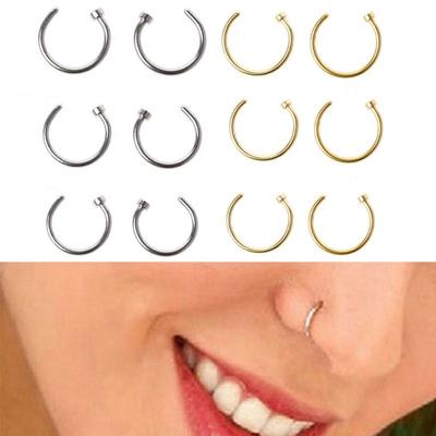 Z2Z 16G Nose Hoop Lip Eyebrow Tongue Helix Tragus Cartilage Septum Piercing Ring 10mm Surgical Stainless Steel