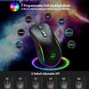 J300RGB Macro Programming Game Mouse With 7 Buttons To Turn Off Lights, Supports Various Games Wired Mouse