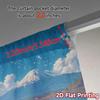 2pcs   2D FLAT PRINTING Curtains (Without Rod) Sakura Reflection Pattern Modern Curtains Fabric Curtains Holiday Use for Bedroom