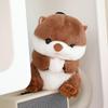 Otter Plush Toy Backpack - Cartoon Otter with Shell Bag for Kids