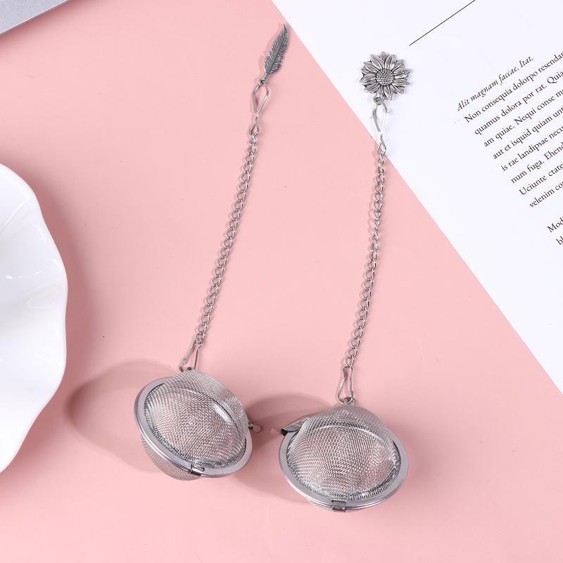 

2Pcs Stainless Steel Tea Infuser Butterfly Bee Heart Plant Chain Tea Filter Mesh Ball Tea Strainer Coffee Herb Spice Diffuser A5