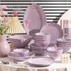Mode Lanka Cream Ceramic Dinnerware Set